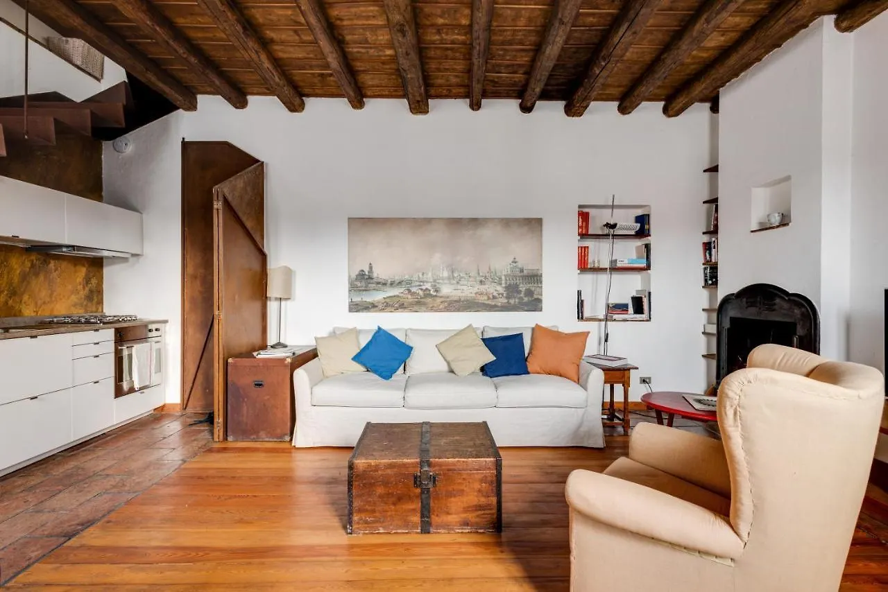 Duplex Incantevole Sui Tetti Nel Cuore Dei Navigli Μιλάνο